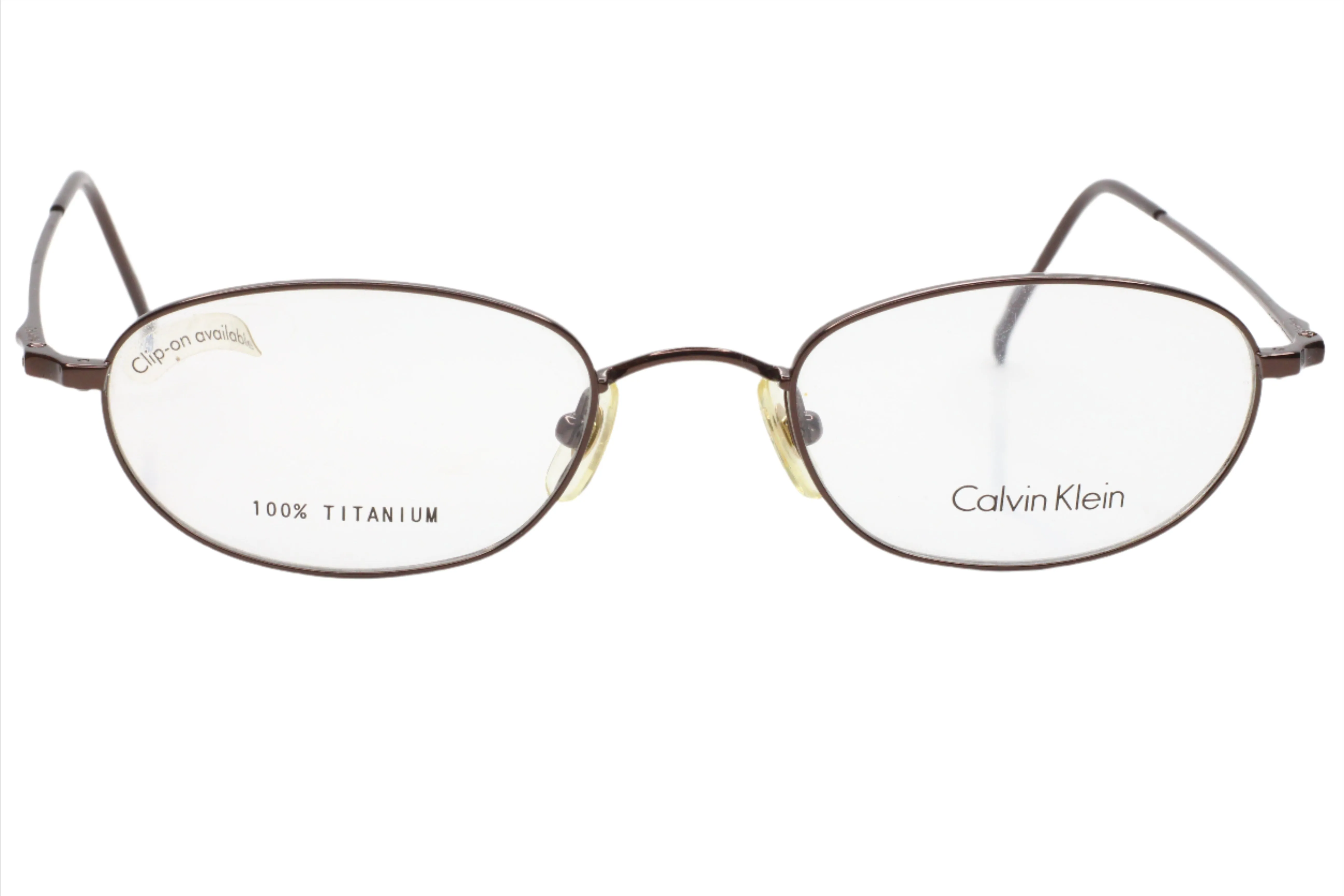 Vintage Calvin Klein CK517 090 Sun Clip On Titanium Japan Eyeglasses