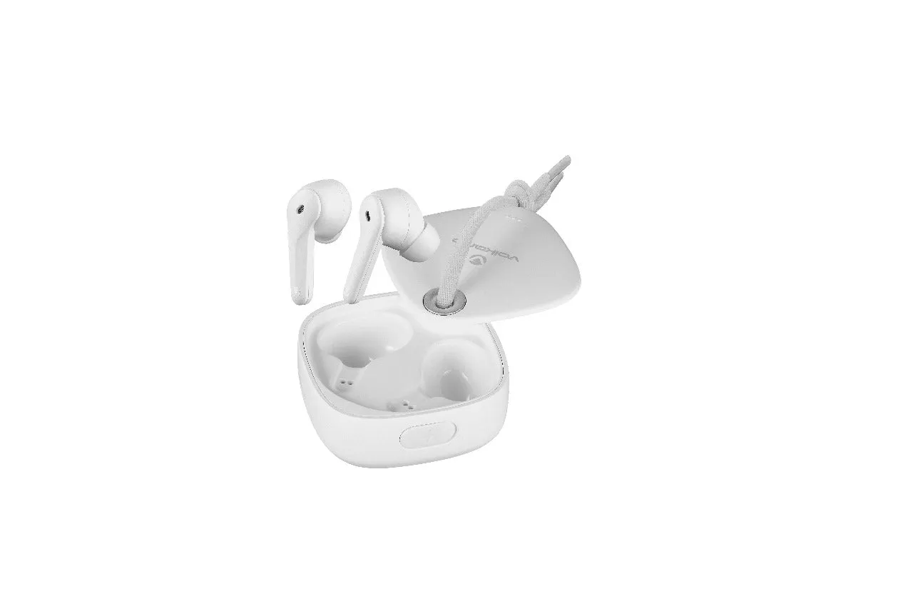 Volkano Ore Series True ENC Wireless Earphones - white