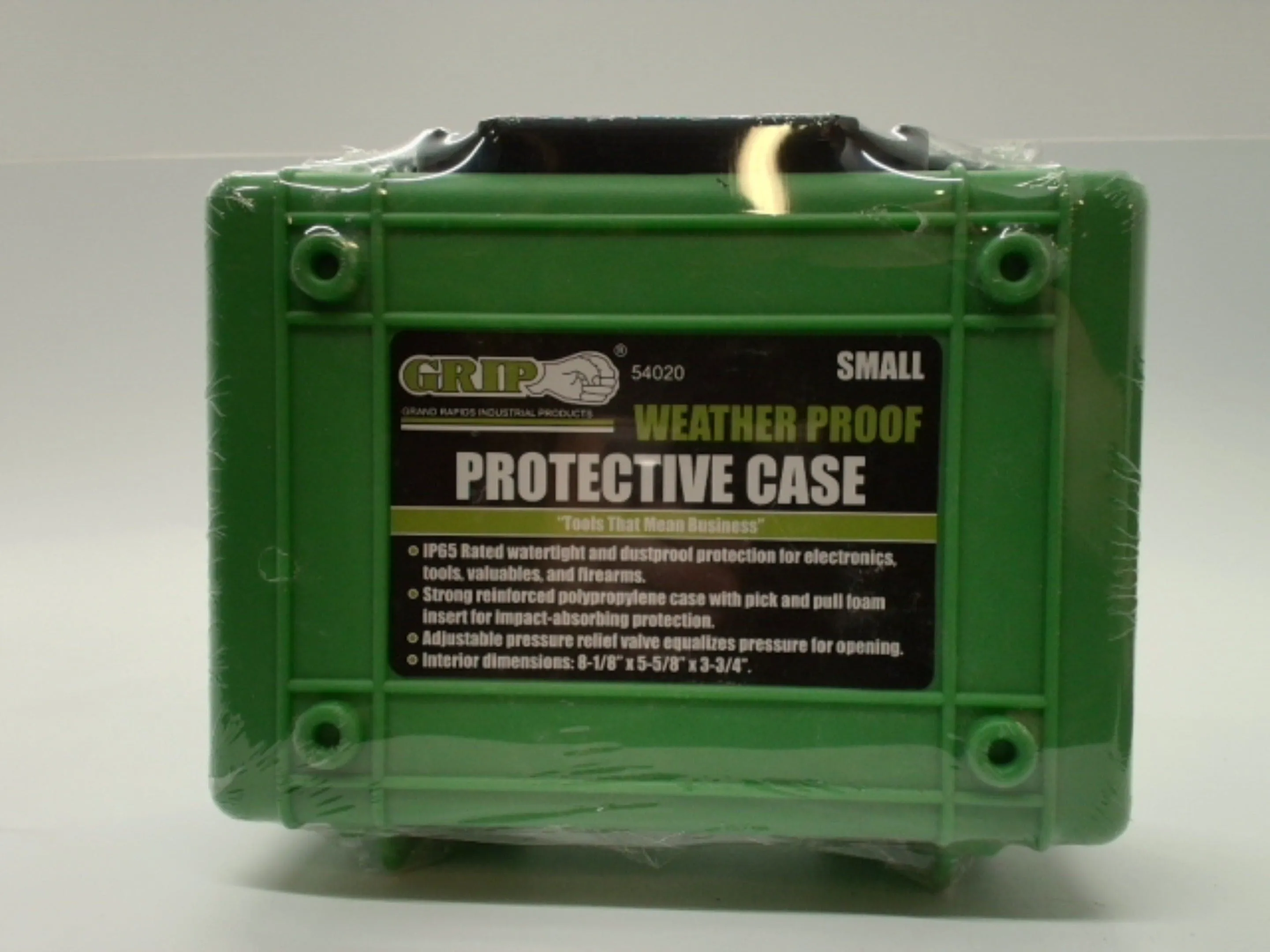 Weather Proof Protective Case Small 8-1/8" X 5-5/8" X 3-3/4" Green