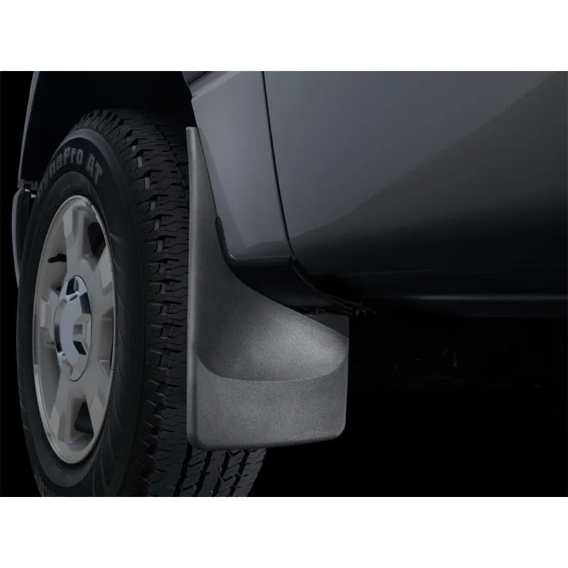 WeatherTech MudFlaps - Front/Rear - Black - GM Fullsize Truck 2007-2014