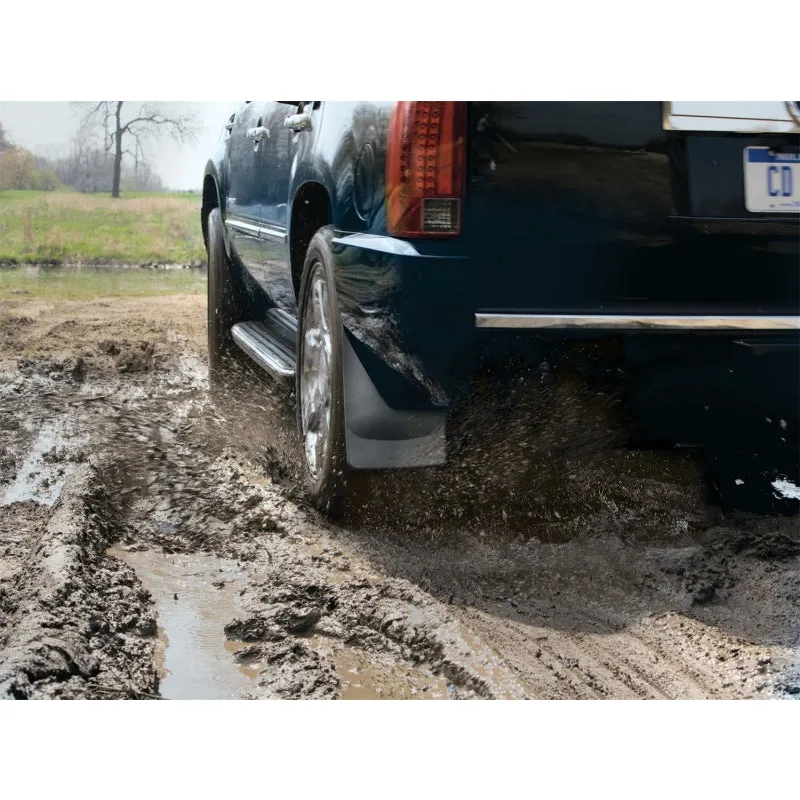 WeatherTech MudFlaps - Front/Rear - Black - GM Fullsize Truck 2007-2014