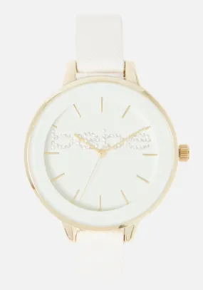 White Dial Bebe Logo Watch