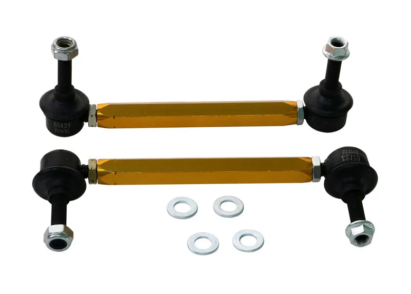 Whiteline Sway Bar End Link Kit Hyundai Getz (2002-2010) [190-215mm/ 10mm Ball Stud] Front - KLC187