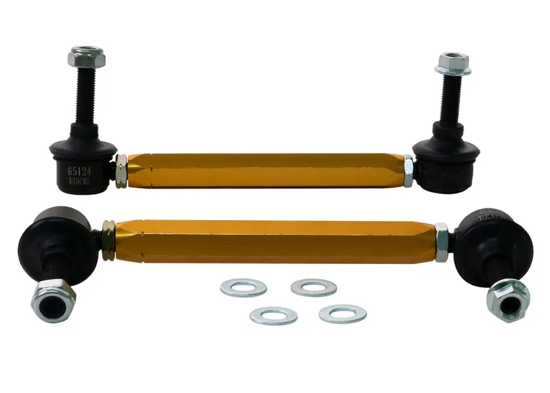 Whiteline Sway Bar End Link Kit Hyundai Getz (2002-2010) [190-215mm/ 10mm Ball Stud] Front - KLC187