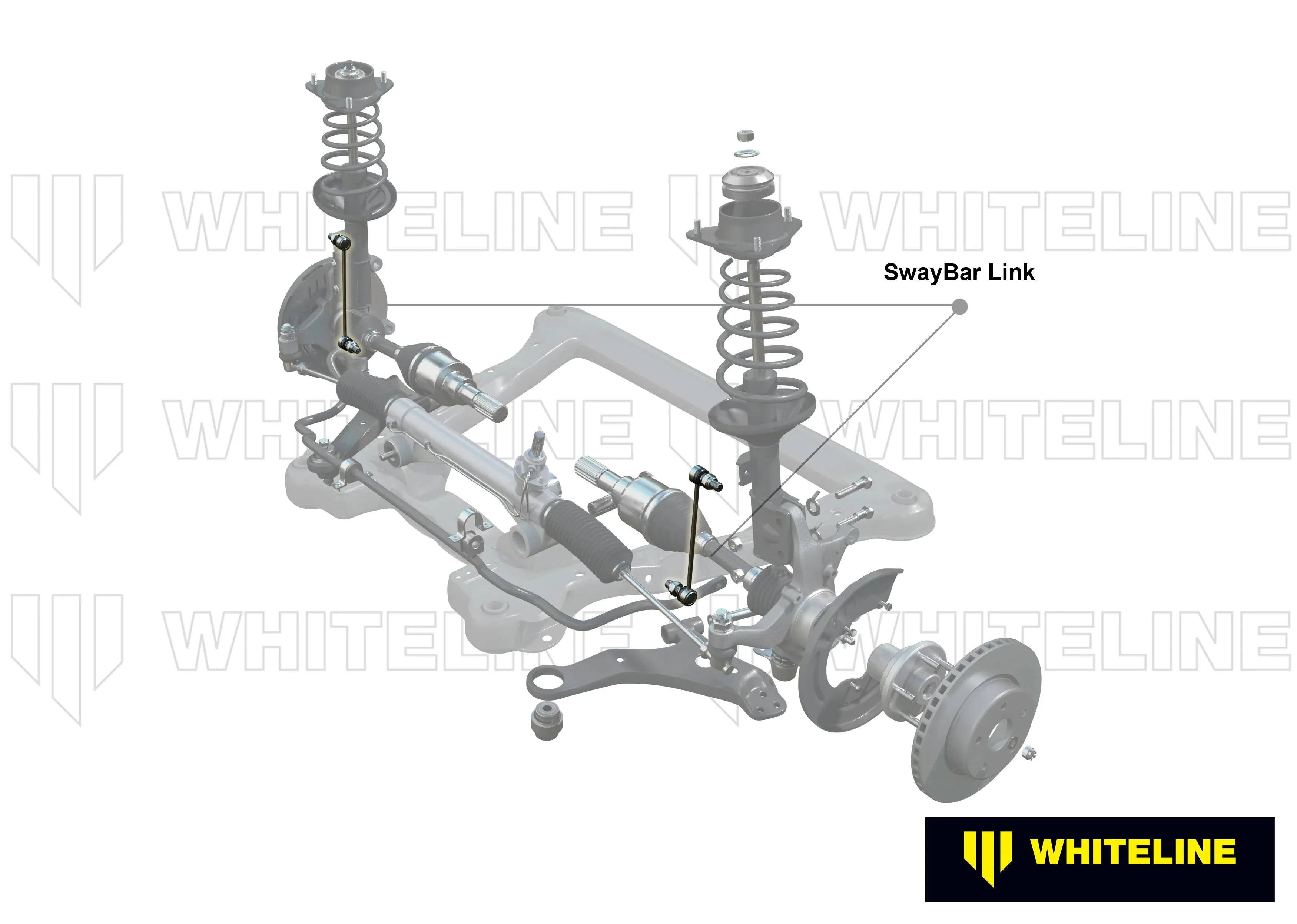 Whiteline Sway Bar End Link Kit (Universal Fit) [290-315mm/ 10mm Ball Stud] Front - KLC140-295