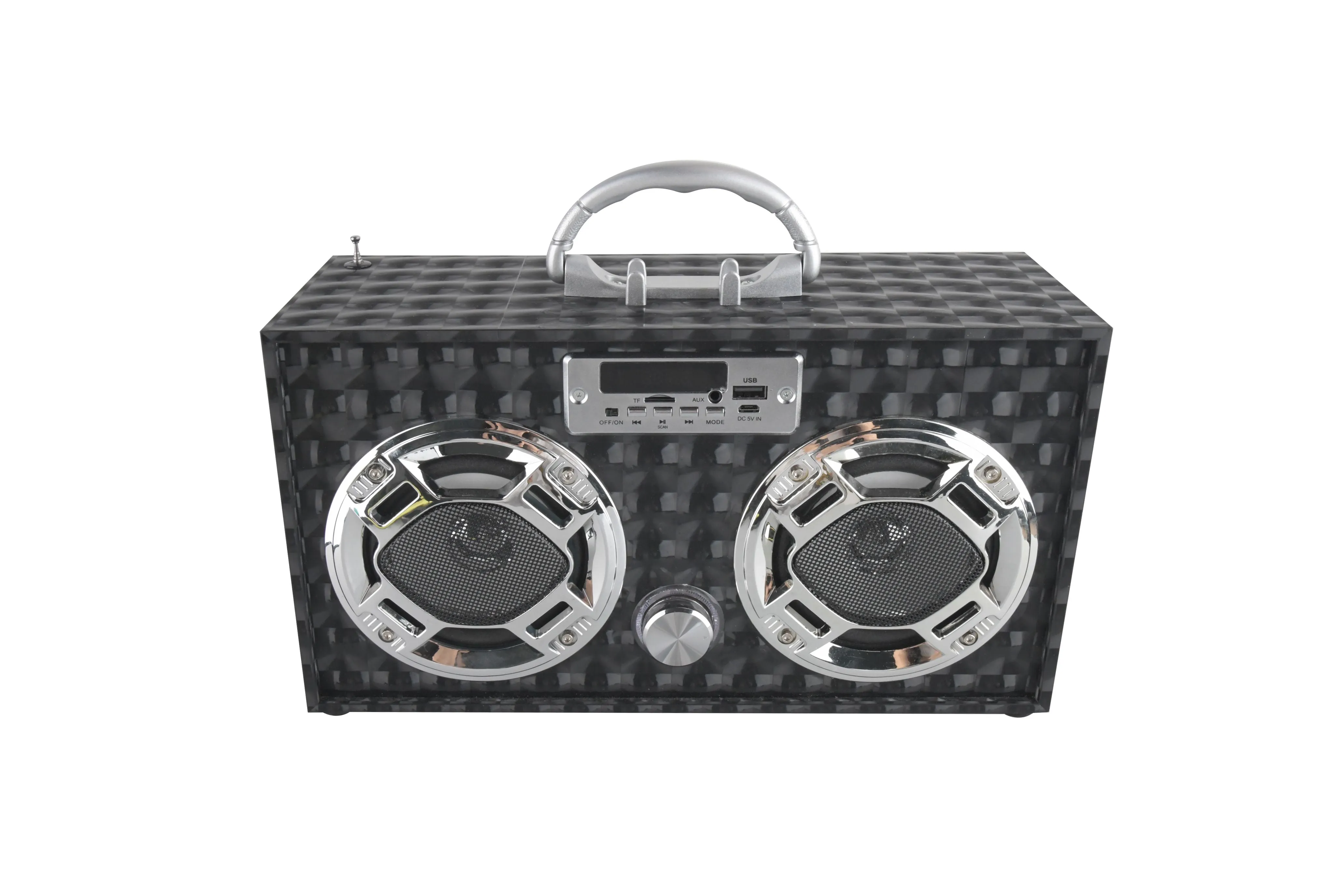 Wireless Bluetooth Boombox in Black