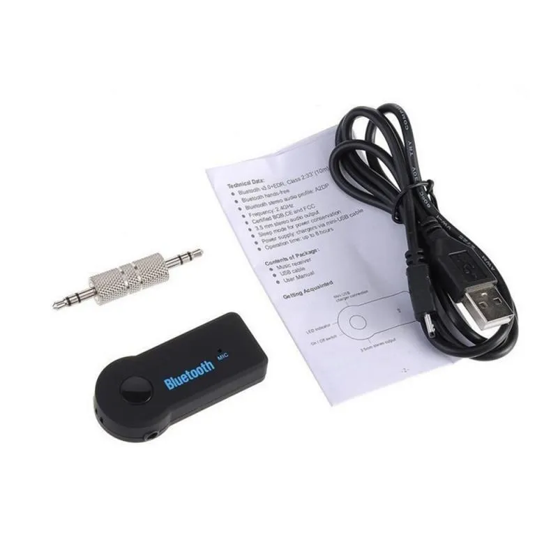 Wireless Bluetooth Receiver for Car and Home (3.5mm)