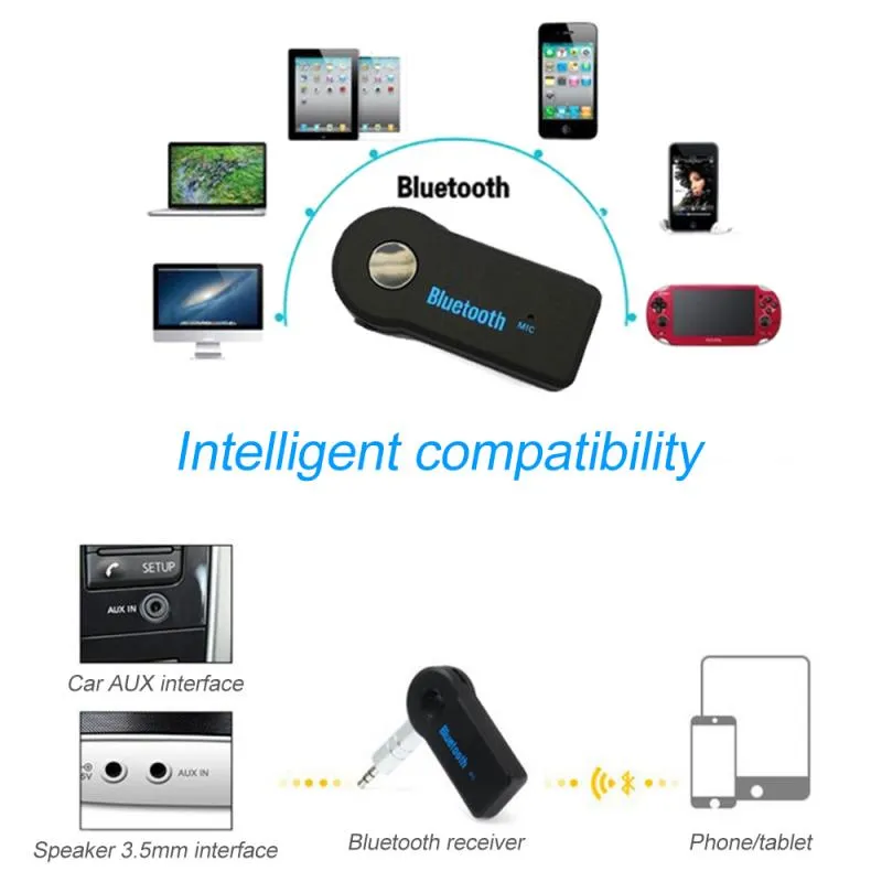 Wireless Bluetooth Receiver for Car and Home (3.5mm)