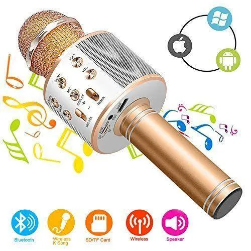 Wireless Karaoke Microphone for Kids - Assorted Colours