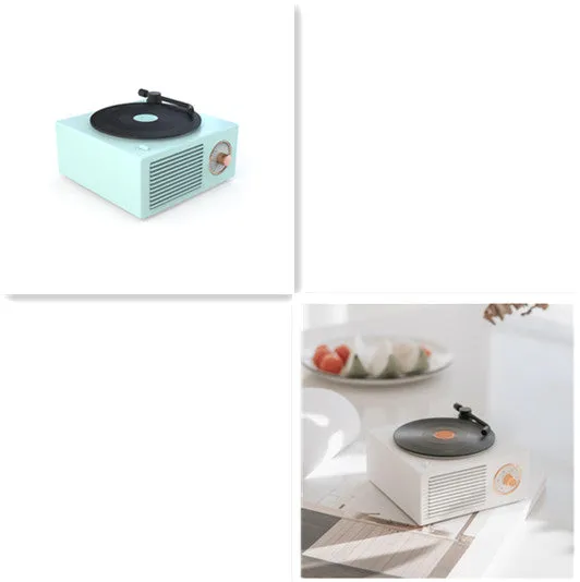 Wireless Mini Portable Retro Phonograph Bluetooth speaker