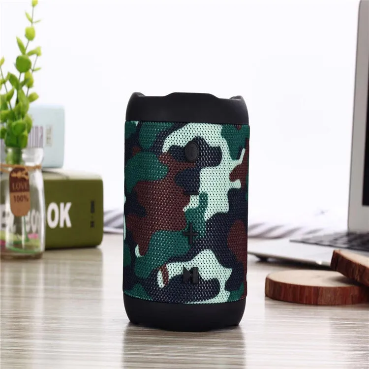 Wireless Outdoor Portable Bluetooth Speaker Card Lock and Load Spray Audio Fabric Private Model Bluetooth Speaker