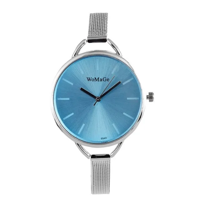 womage brand gold watch women watches stainless steel women's watches fashion ladies watch clock bayan kol saati reloj mujer