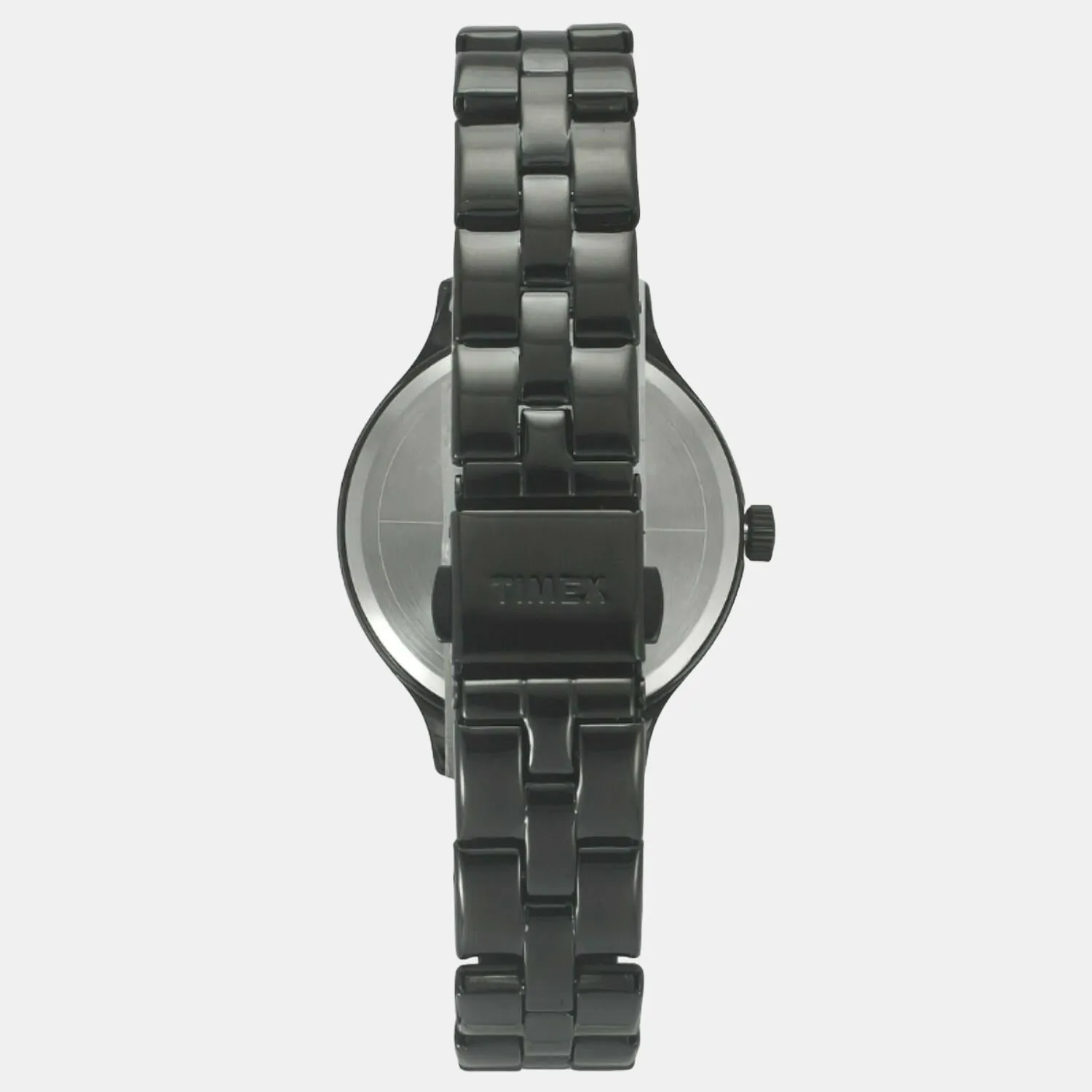 Women Black Analog Stainless Steel Watch TWEL14809