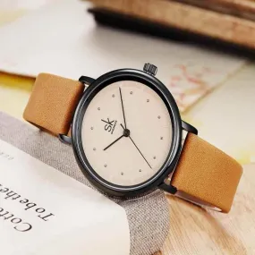 Women's Simple Watches Retro Leather Wristwatches #K8005