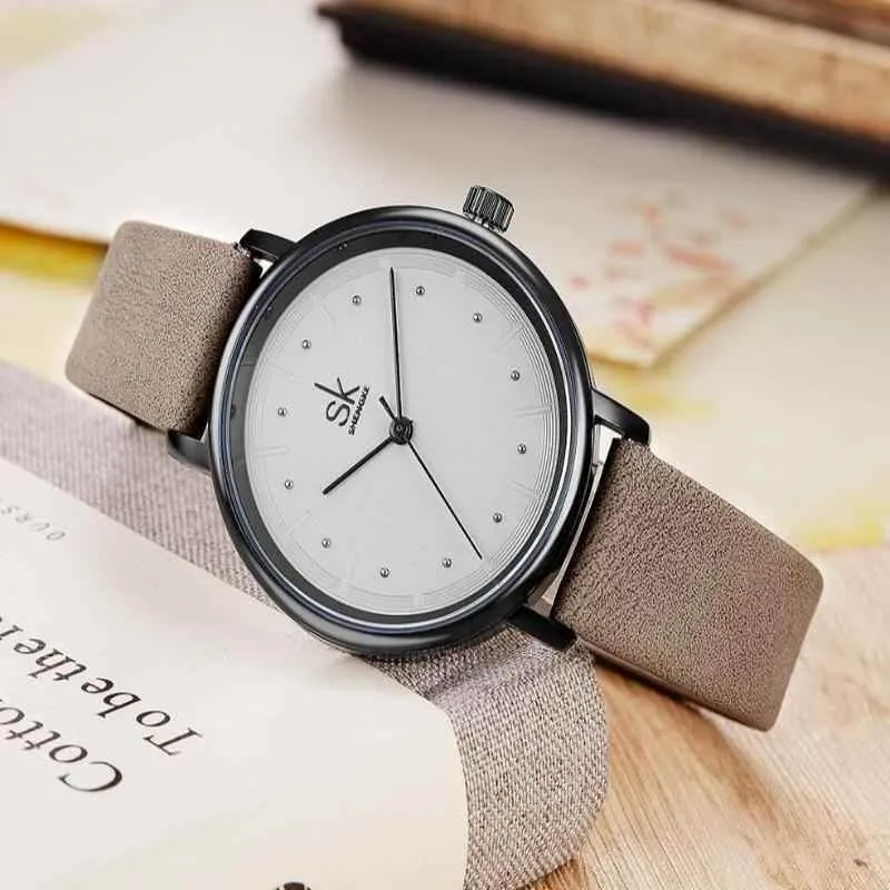 Women's Simple Watches Retro Leather Wristwatches #K8005