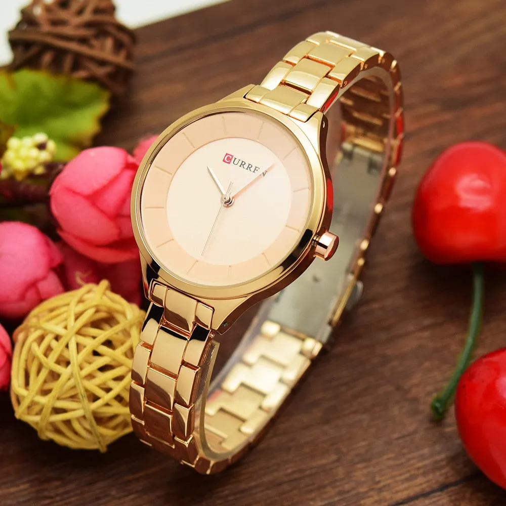 Women's Stainless Steel Luxury Watch