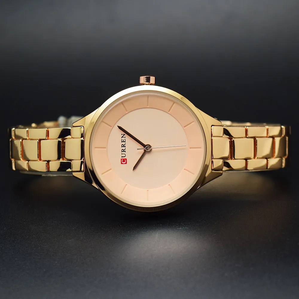 Women's Stainless Steel Luxury Watch