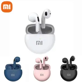 XIAOMI Air Pro 6 Original Earphone TWS 9D HIFI Headset Bluetooth Music Earbuds For IPhone Android Wireless Pods Headphones