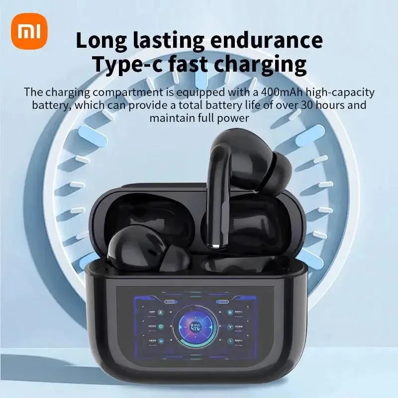 Xiaomi G4 ANC Earphones TWS Wireless Earbuds Bluetooth5.3 LED Screen Headphones Noise Cancelling With Mic For Android iOS