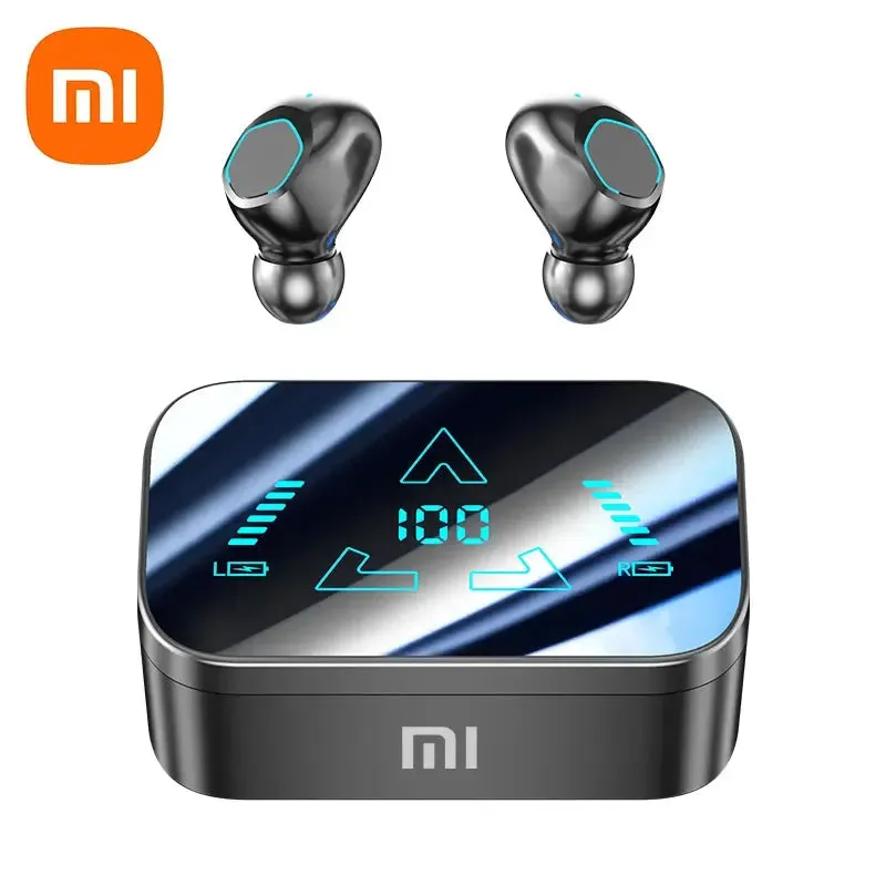 Xiaomi M48 Wireless Bluetooth Headset  LED Earbud Noise Cancelling with Mic Wireless Headphones Bluetooth Earphones