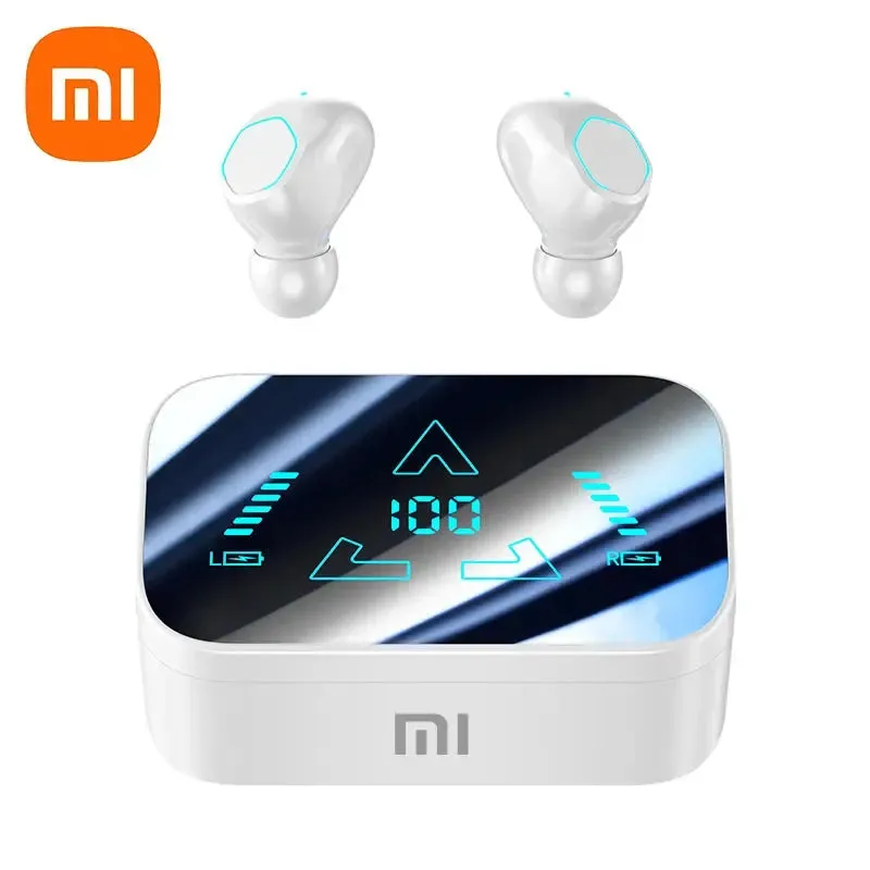 Xiaomi M48 Wireless Bluetooth Headset  LED Earbud Noise Cancelling with Mic Wireless Headphones Bluetooth Earphones