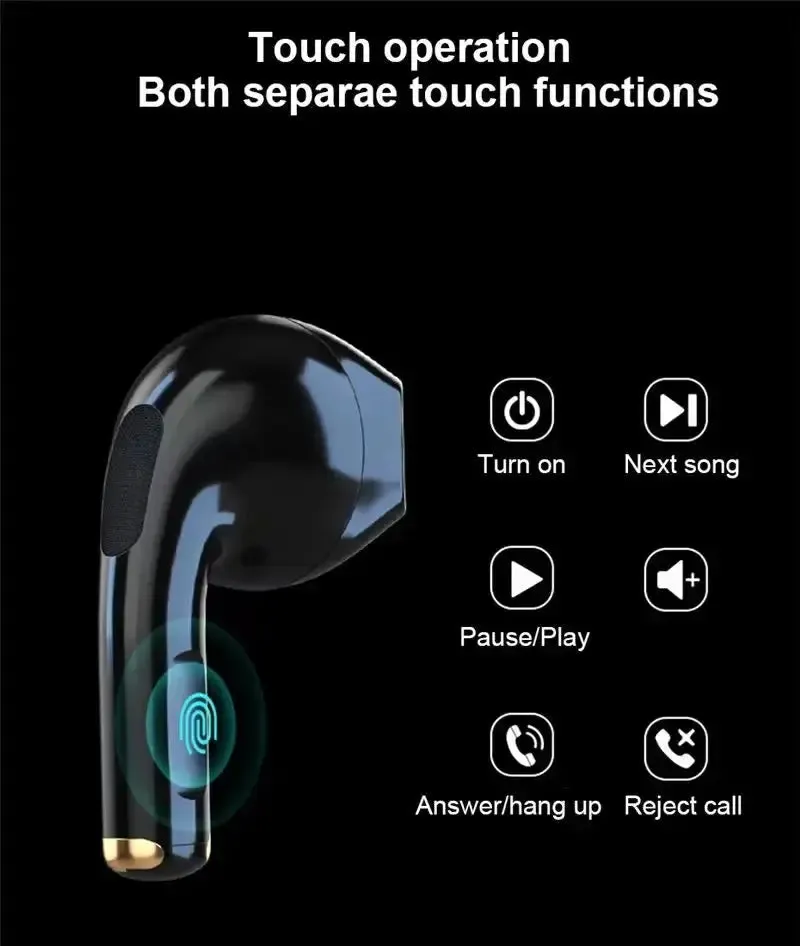 Xiaomi Original Air Pro 6 Earphone TWS 9D HIFI Headset Bluetooth Music Earbuds For IPhone Android Wireless Pods Headphones