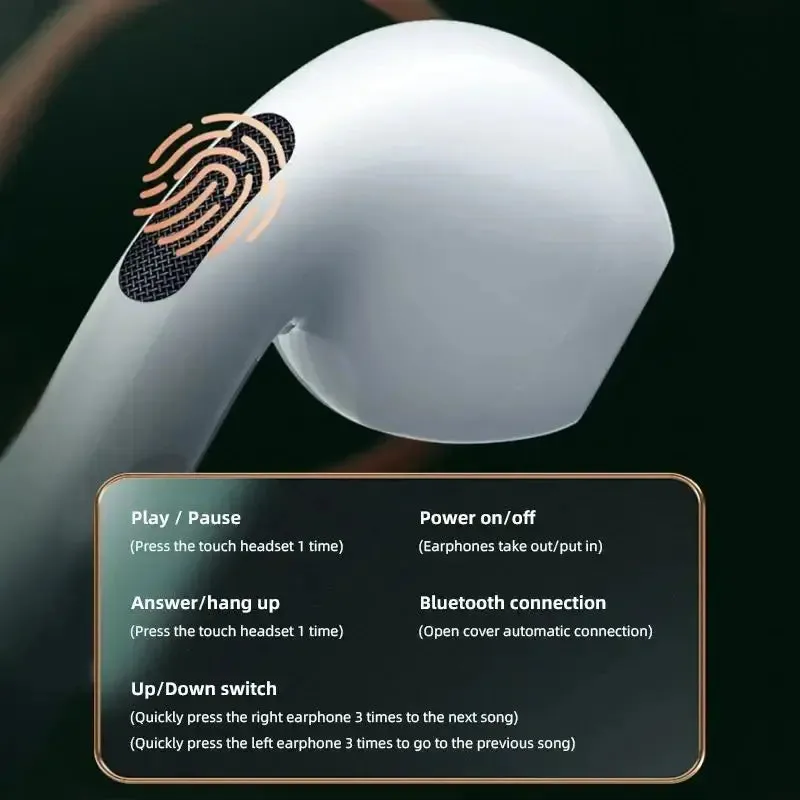 Xiaomi Original Air Pro 6 Earphone TWS 9D HIFI Headset Bluetooth Music Earbuds For IPhone Android Wireless Pods Headphones