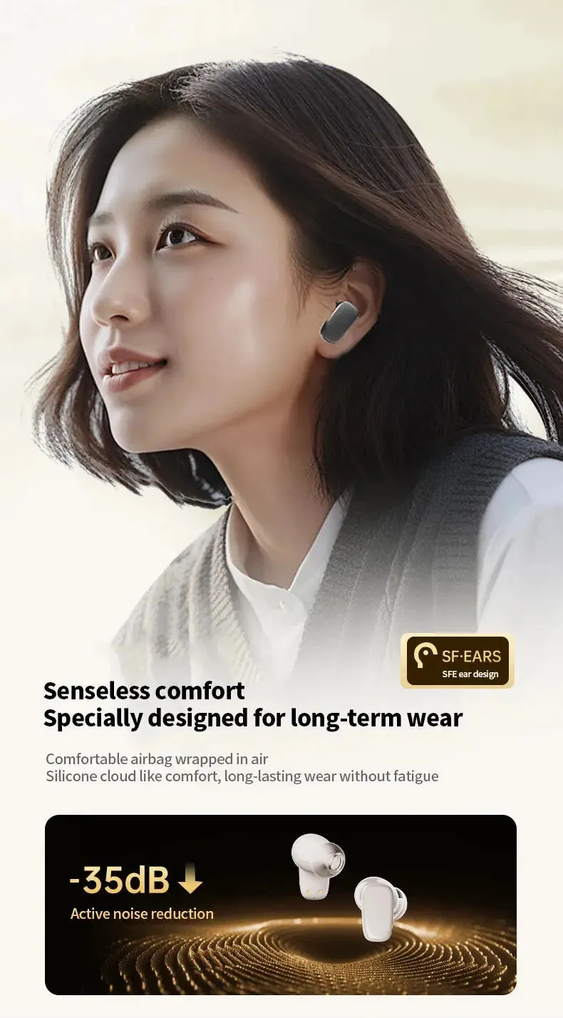 XIAOMI S09 ANC Earphone Bluetooth5.4 Wireless In-Ear Earbud HiFi Touch Screen Headphone Noise Reduction Headset With Mic