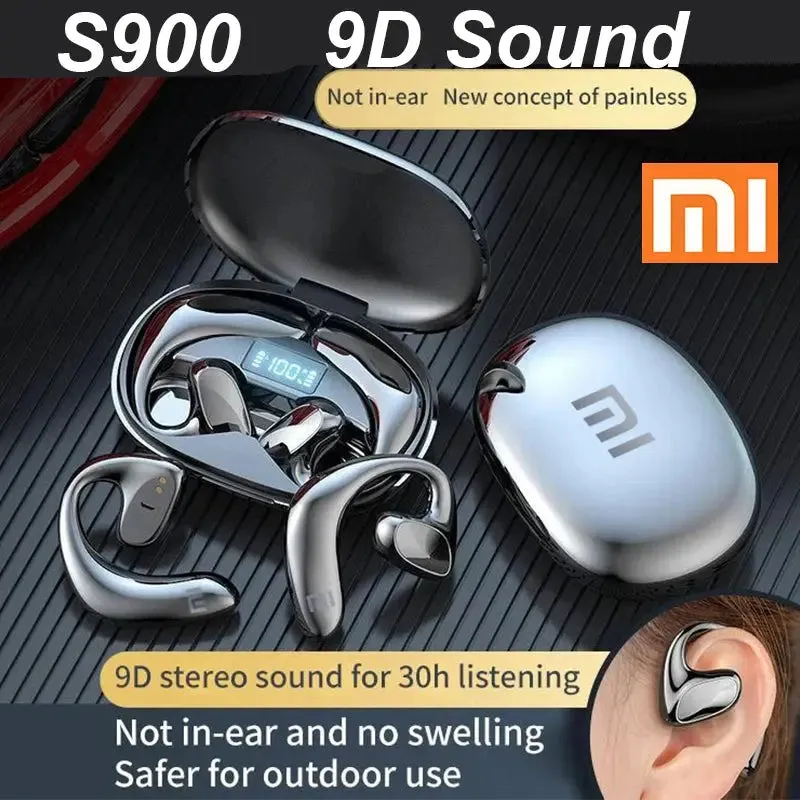 Xiaomi S900 Bluetooth Earphones Conduction Open Ear Hook Wireless Sport Headphone HiFi Stereo Waterproof Noise Reduction Headset