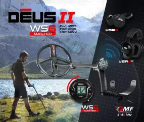 XP Deus II (2) WS6 Master Metal Detector