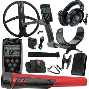 XP Deus Metal Detector with Full Sized WS5 Headphones, Remote and 9” X35 Search Coil Pro Bundle