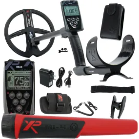 XP Deus Metal Detector with Remote and 9” X35 Search Coil Starter Bundle MI-4 Pinpointer