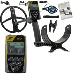 XP ORX Metal Detector Wireless Metal Detector with Back-lit Display   FX-02 Wired Backphone Headphones   11" X35 Search Coil (Open Box)