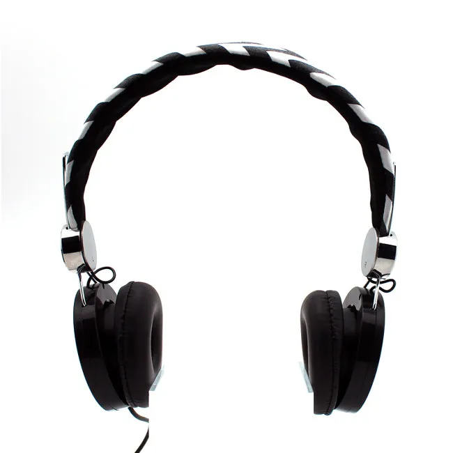 Zig Zag Woven Stereo Headphones